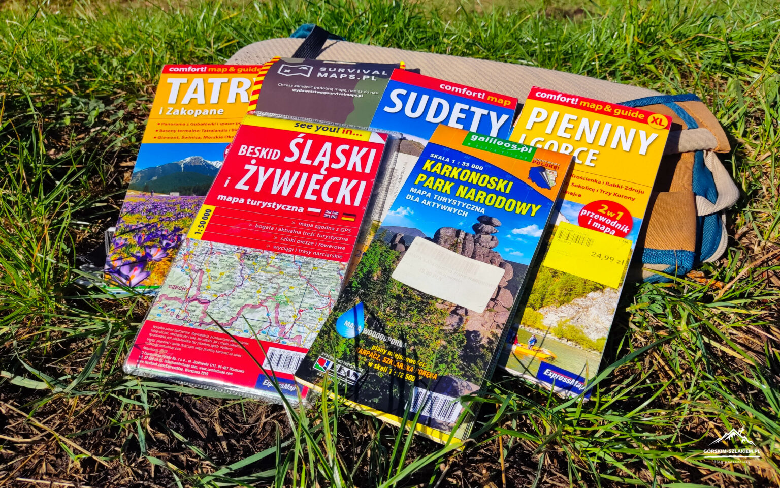 Mapy turystyczne, mapy w góry, rodzaje map turystycznych – Górskim Szlakiem