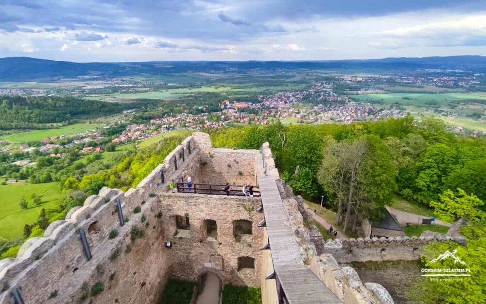 Zamek Chojnik panorama