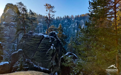 Adrspach wielka panorama