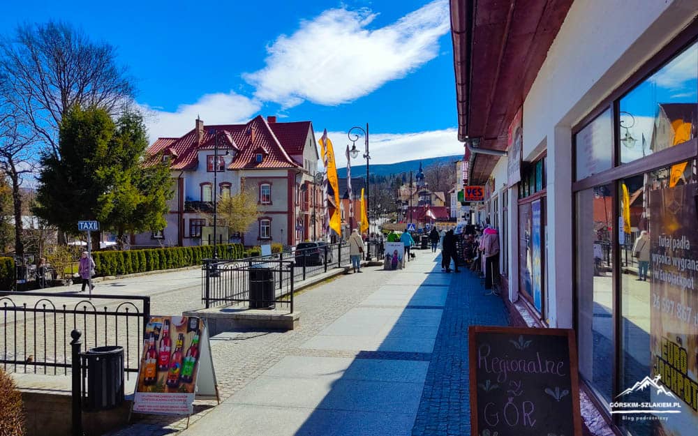 Świeradów Zdrój deptak